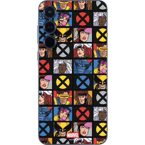 Marvel X-Men Pattern Galaxy A55 5G Skin